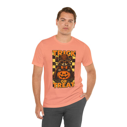 Trick or Treat Cowboy Raccoon Shirt – Cute Western Pumpkin Halloween Tee