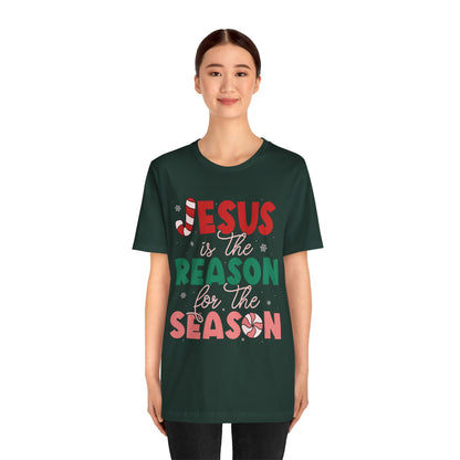 Retro Christmas Jesus Shirt – Christian “Reason for the Season” Faith Holiday Tee