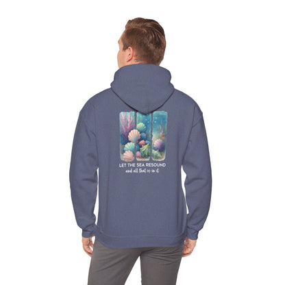 Let the Sea Resound Hoodie – Christian Ocean Bible Verse Summer Pullover