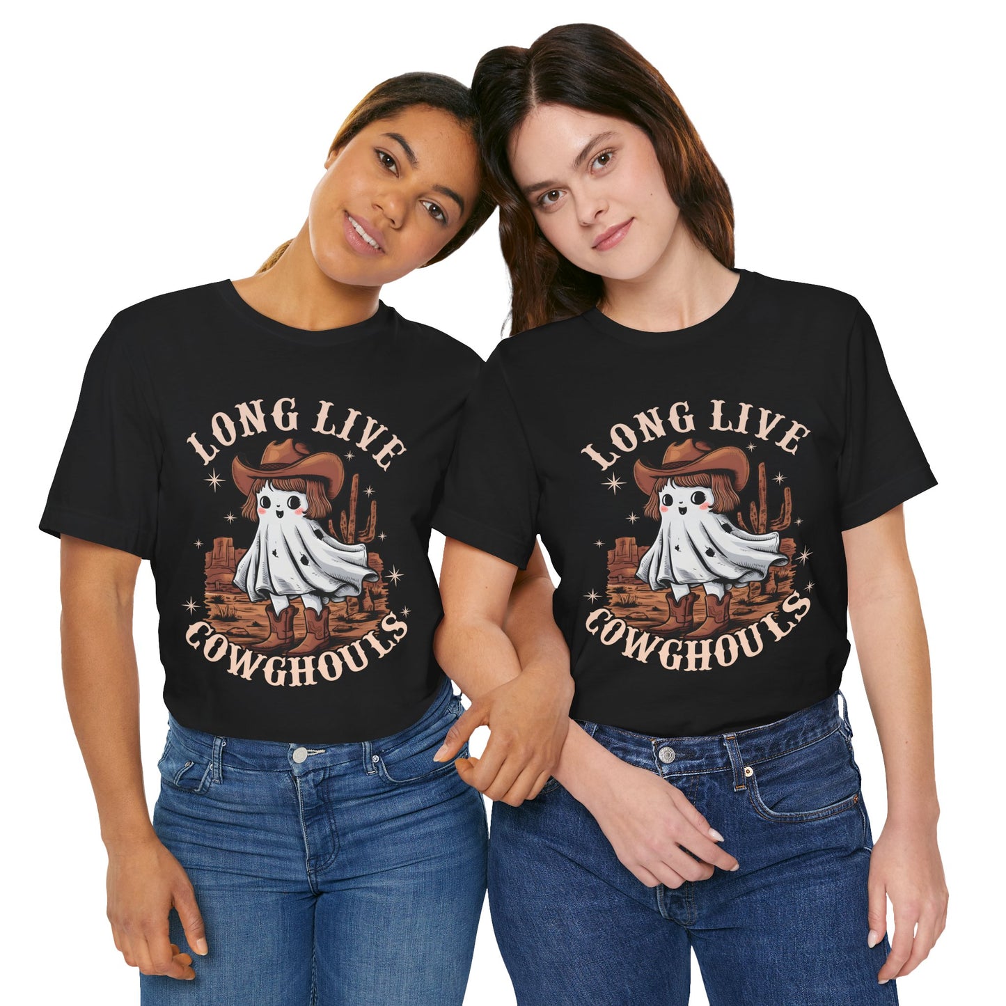 Long Live Cowghouls Shirt – Cute Western Ghost Cowgirl Halloween Tee