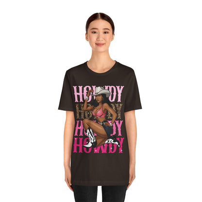Howdy Black Cowgirl Shirt – Western Melanin Rodeo Queen Texas Tee