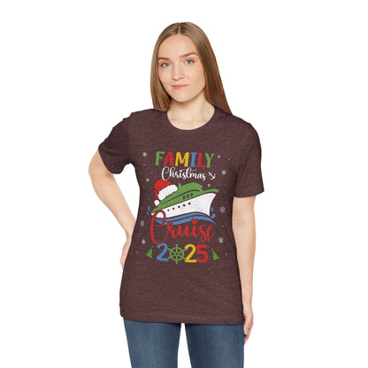 Family Christmas Cruise 2025 Shirt – Matching Cruisemas Family Vacation Tee, Holiday Boat Trip Outfit