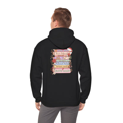 Christmas Bible Verse Hoodie – Christian Book Flowers Jesus Faith Pullover