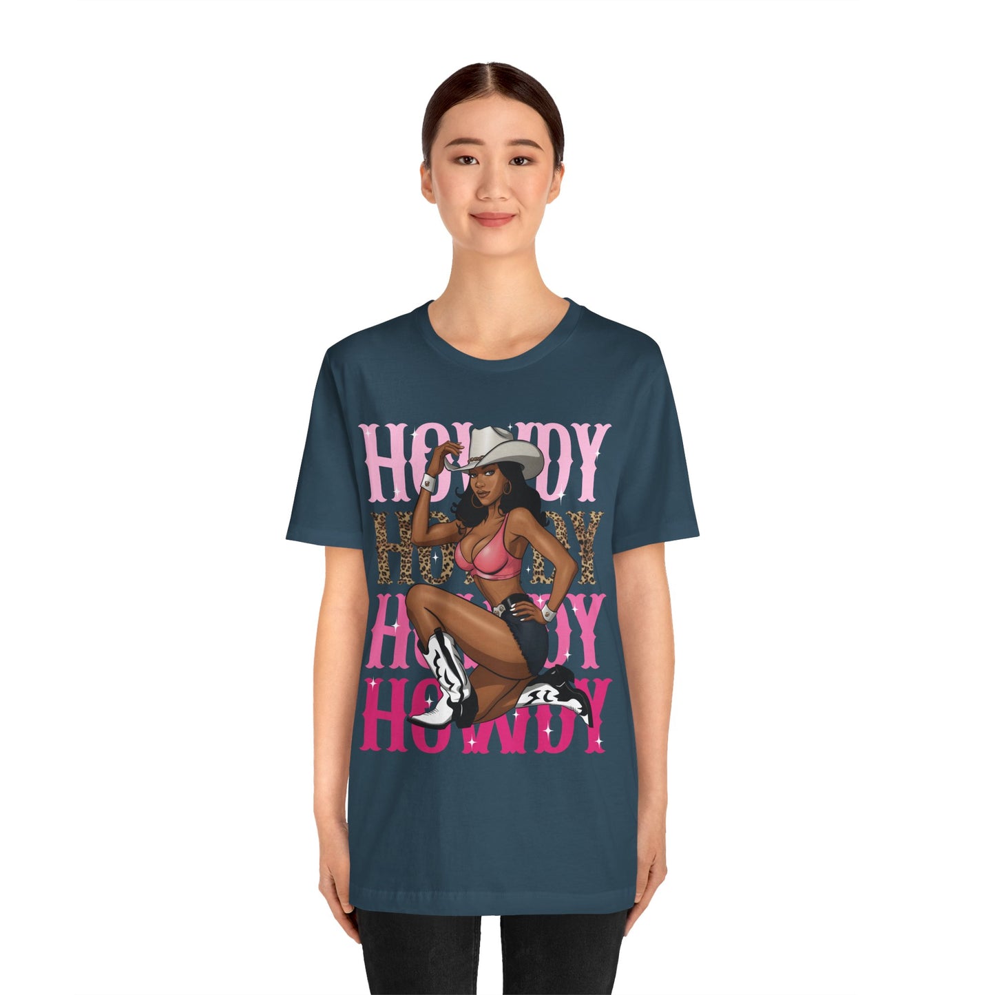 Howdy Black Cowgirl Shirt – Western Melanin Rodeo Queen Texas Tee