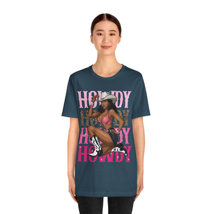 Howdy Black Cowgirl Shirt – Western Melanin Rodeo Queen Texas Tee