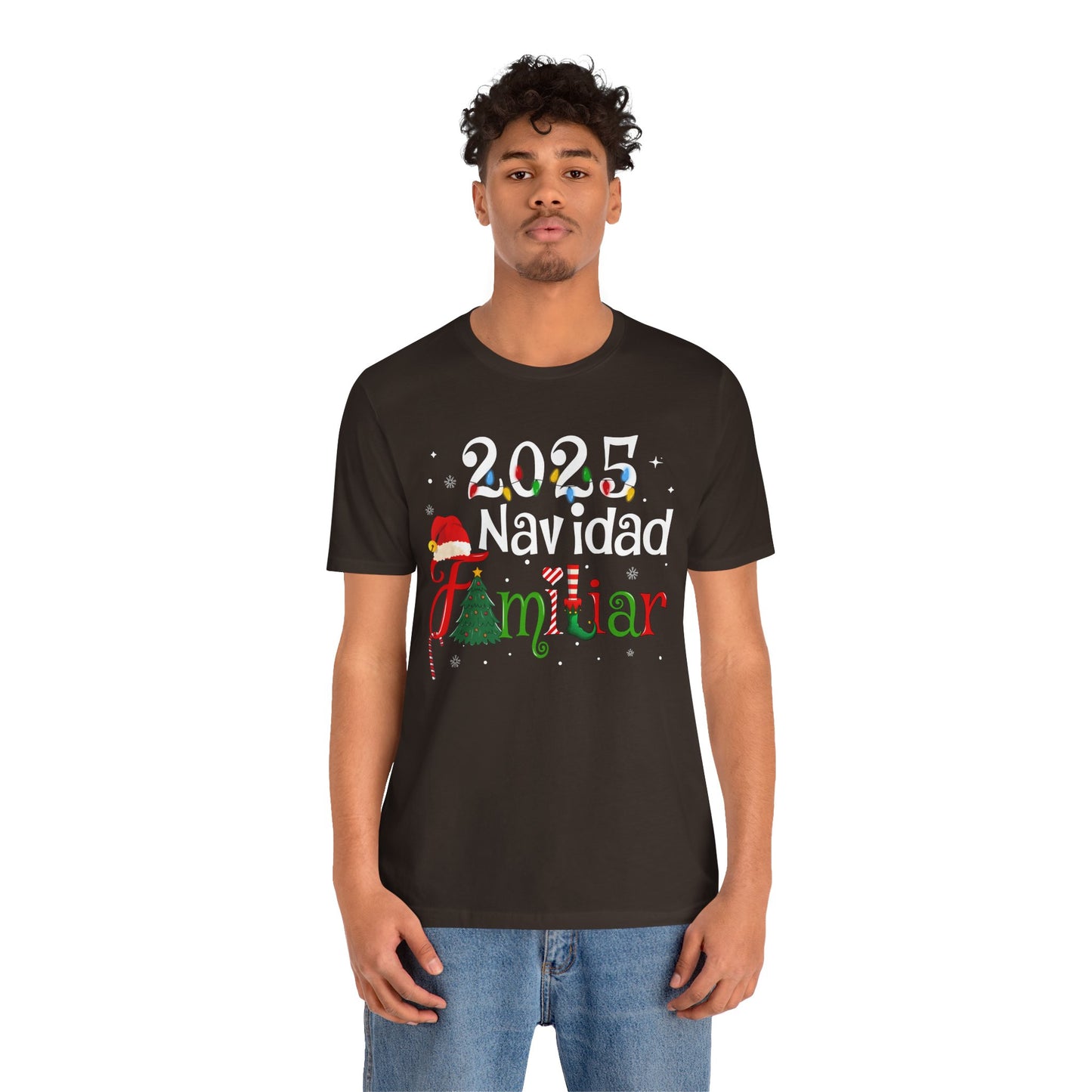 Navidad Familiar 2025 Shirt – Spanish Feliz Navidad Matching Holiday Tee