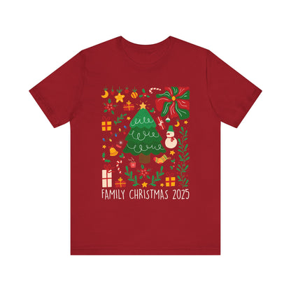 Family Christmas 2025 Shirt – Vintage Boho Holiday Family Group Shirt