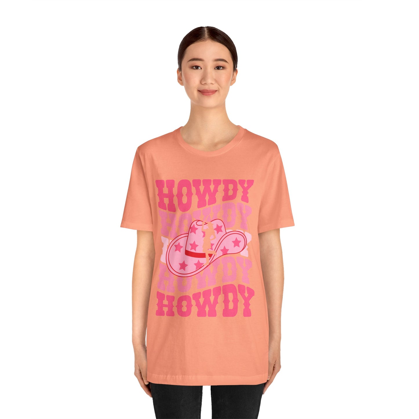Howdy Pink Cowgirl Shirt – Disco Western Rodeo Country Girl Tee