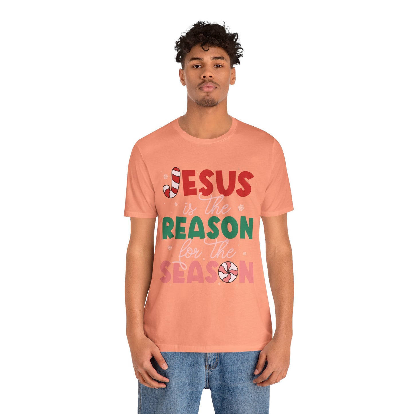 Retro Christmas Jesus Shirt – Christian “Reason for the Season” Faith Holiday Tee