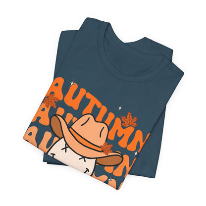 Retro Groovy Fall Shirt – Vintage 70s Smile Face Pumpkin Halloween Tee