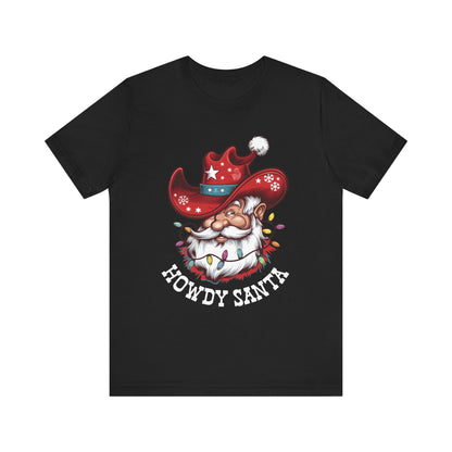 Howdy Santa Shirt – Funny Cowboy Western Christmas Holiday Costume Tee