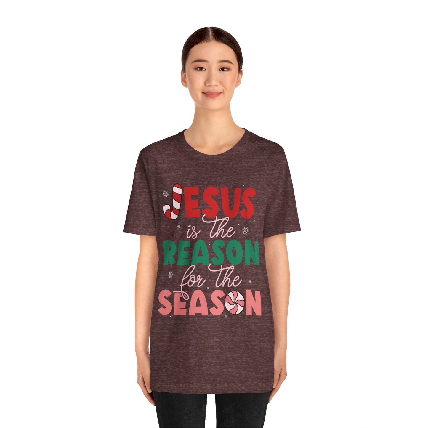 Retro Christmas Jesus Shirt – Christian “Reason for the Season” Faith Holiday Tee