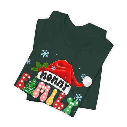 Mommy Family Christmas 2025 Shirt – Cute Matching Polka Dot Holiday Tee