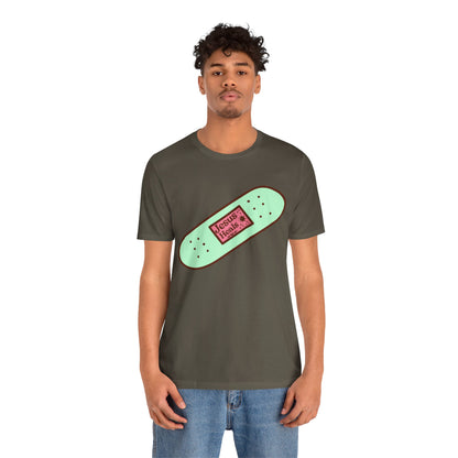 Funny Jesus Heals Shirt – God’s Promises Christian Band-Aid Prayer Tee