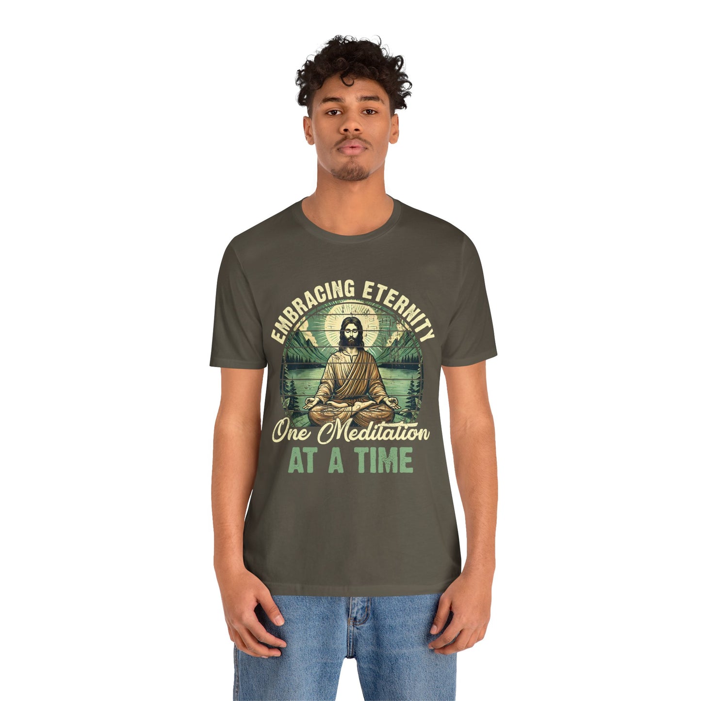 Embracing Eternity Shirt – Christian Yoga Jesus God Faith & Mindfulness Tee