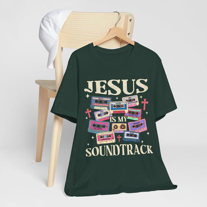 Jesus Is My Soundtrack Shirt – Christian Worship Music Faith Tee for Believers