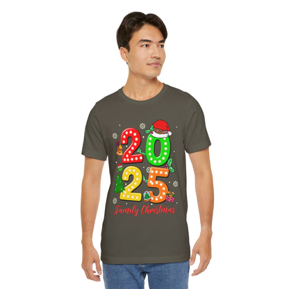 2025 Family Christmas Shirt – Cute Matching Holiday Lights Group Tee