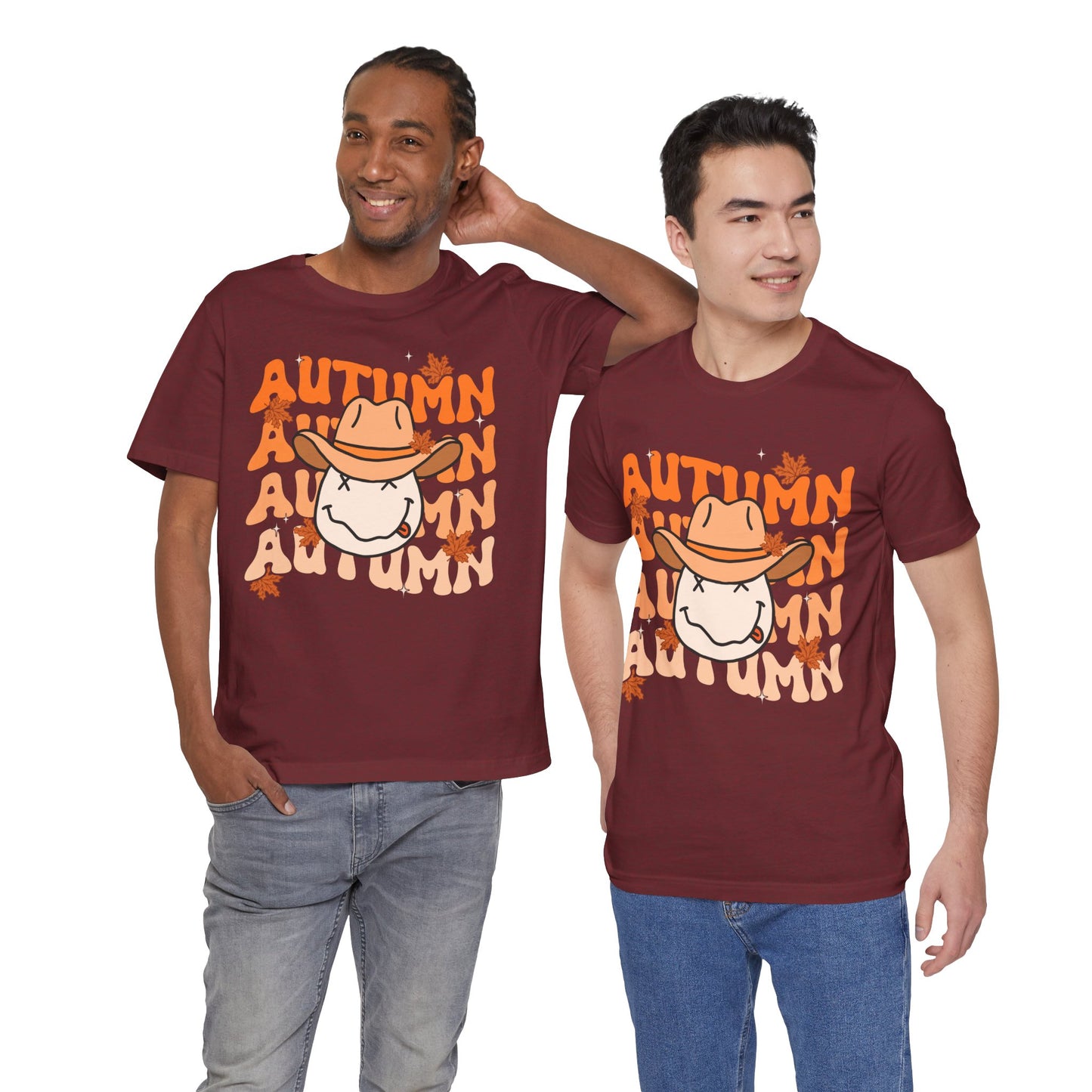 Retro Groovy Fall Shirt – Vintage 70s Smile Face Pumpkin Halloween Tee