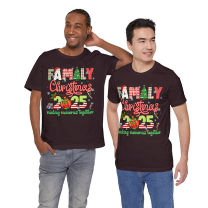 Family Christmas 2025 Matching Shirt – Festive Holiday Lights Ornament Tee