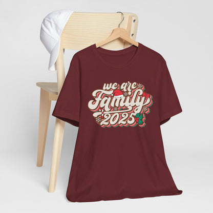 We Are Family Christmas Shirt – Retro Groovy 80s Matching Holiday Tee