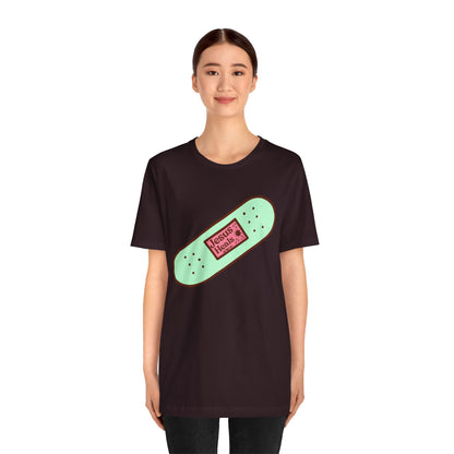Funny Jesus Heals Shirt – God’s Promises Christian Band-Aid Prayer Tee