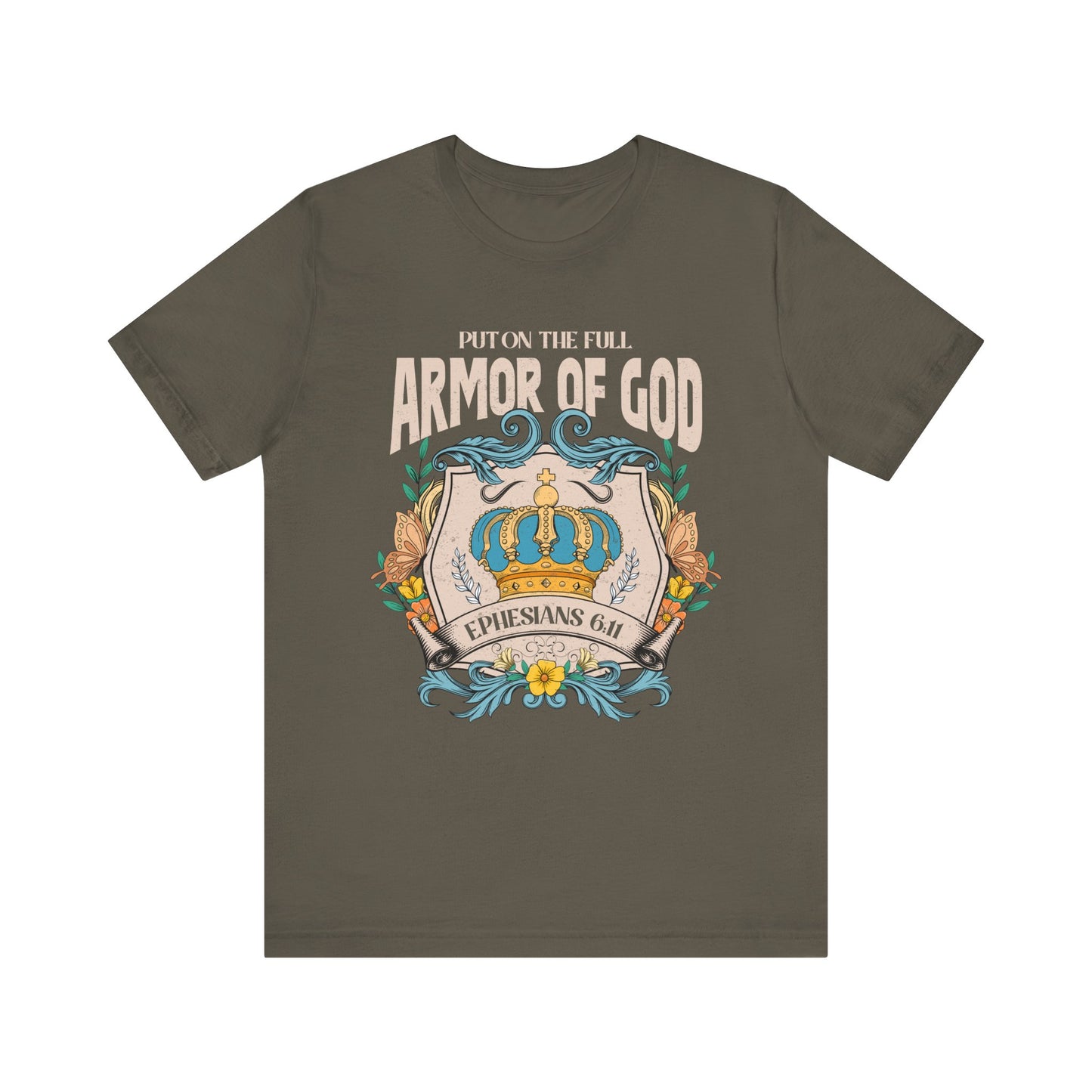 Armor of God Shirt – Christian Ephesians 6:11 Spiritual Warfare Faith Tee