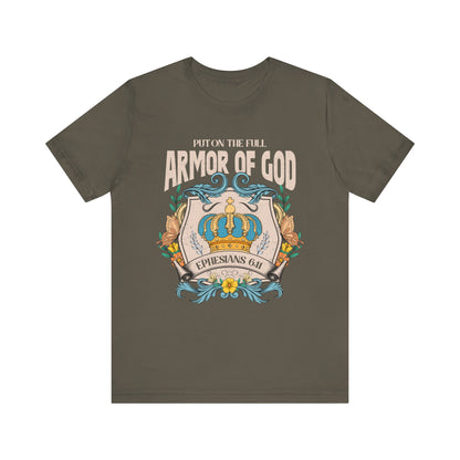 Armor of God Shirt – Christian Ephesians 6:11 Spiritual Warfare Faith Tee