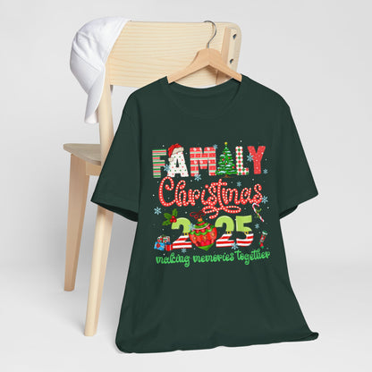 Family Christmas 2025 Matching Shirt – Festive Holiday Lights Ornament Tee