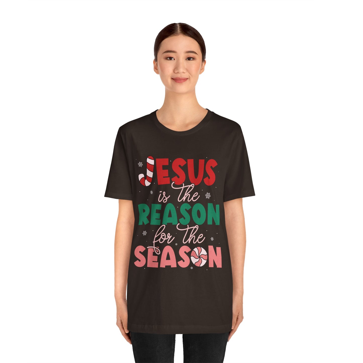 Retro Christmas Jesus Shirt – Christian “Reason for the Season” Faith Holiday Tee