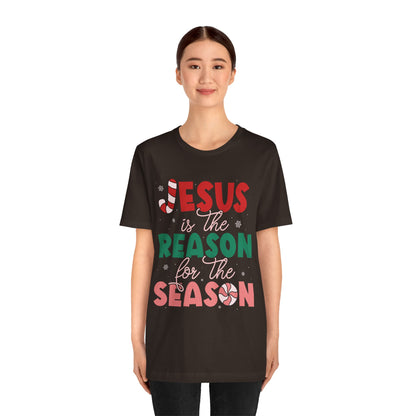 Retro Christmas Jesus Shirt – Christian “Reason for the Season” Faith Holiday Tee