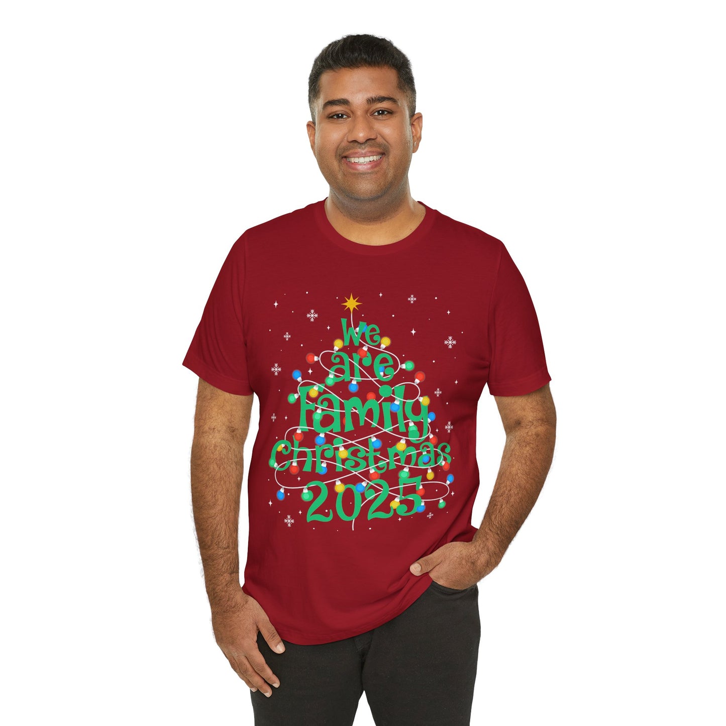 We Are Family Christmas 2025 Shirt – Matching Holiday Tree Lights Reunion Tee