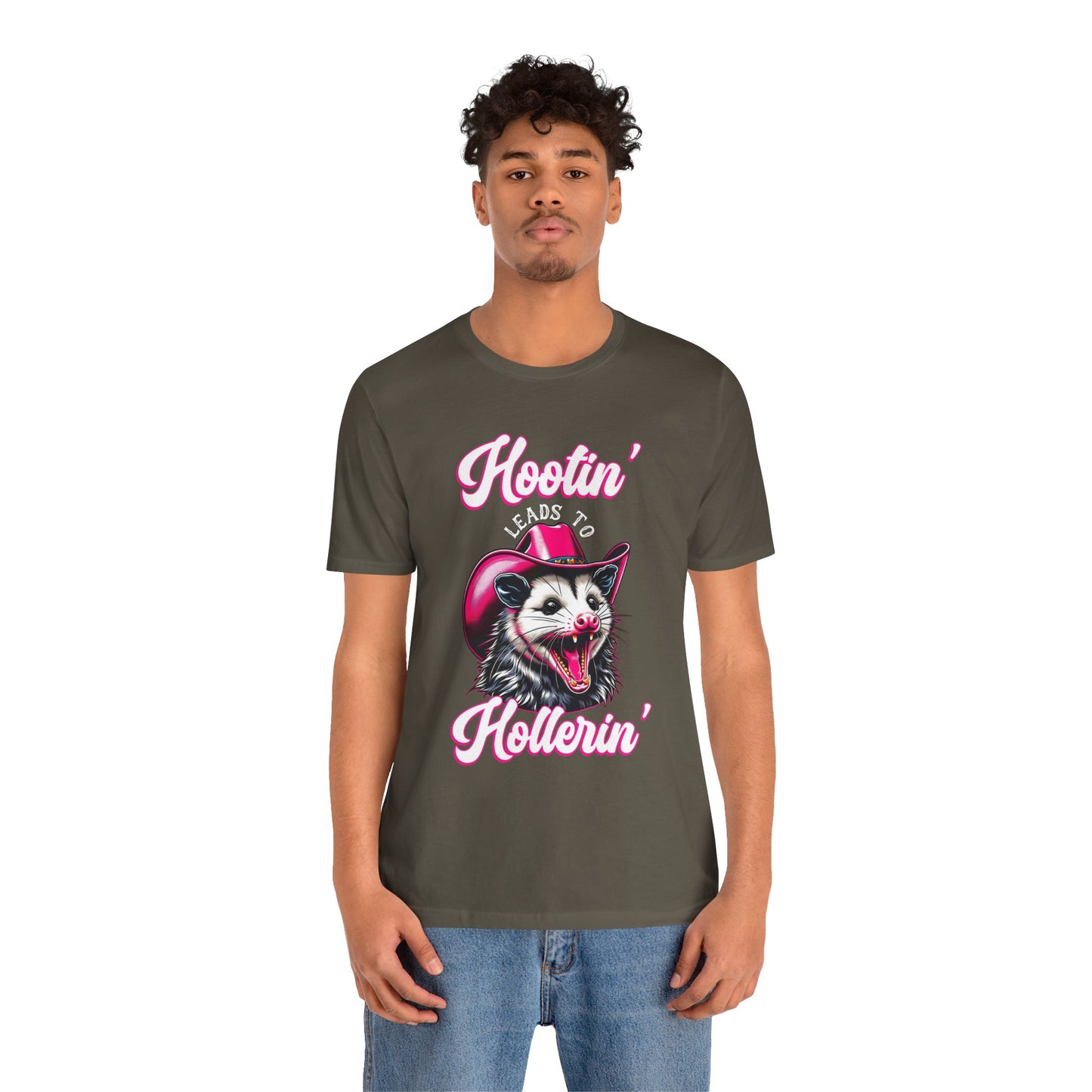 Opossum Hootin’ Hollerin’ 90s Vintage Retro Western T-Shirt