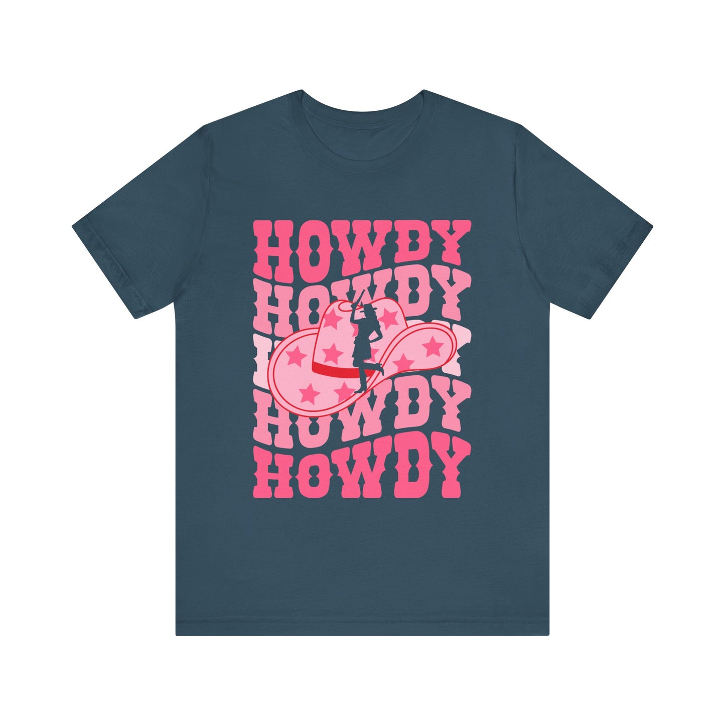 Howdy Pink Cowgirl Shirt – Disco Western Rodeo Country Girl Tee