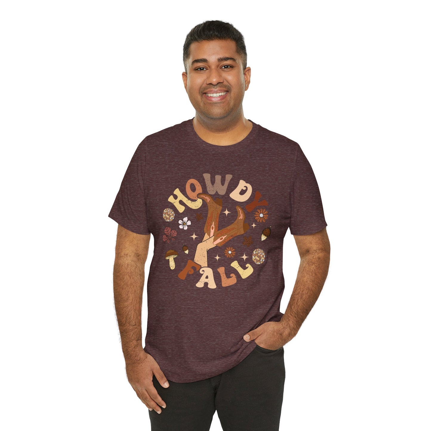Retro Groovy Howdy Fall Shirt – Western Cowgirl Thanksgiving Rodeo Tee