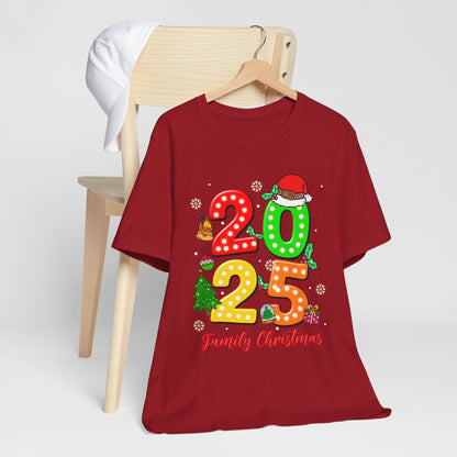 2025 Family Christmas Shirt – Cute Matching Holiday Lights Group Tee