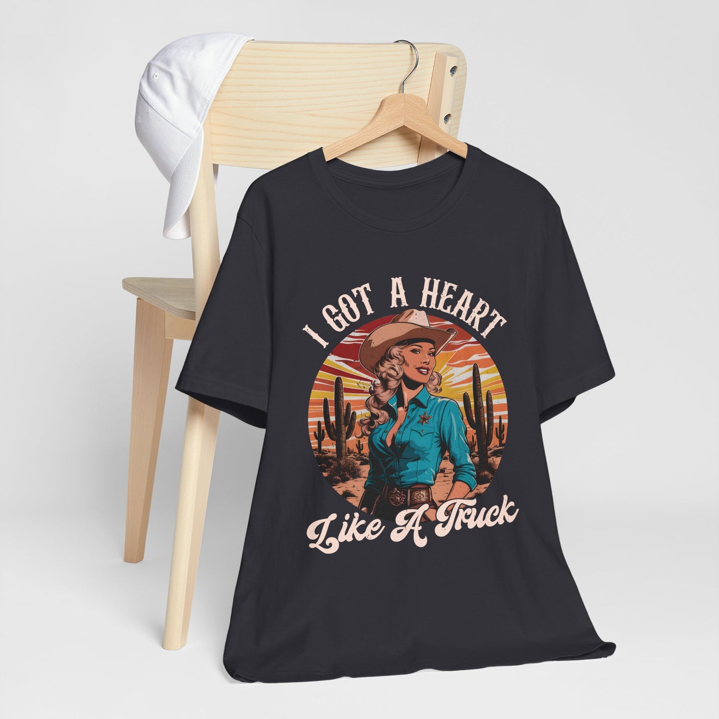 Heart Like A Truck Shirt – Christian Cowgirl Desert Western Rodeo Tee