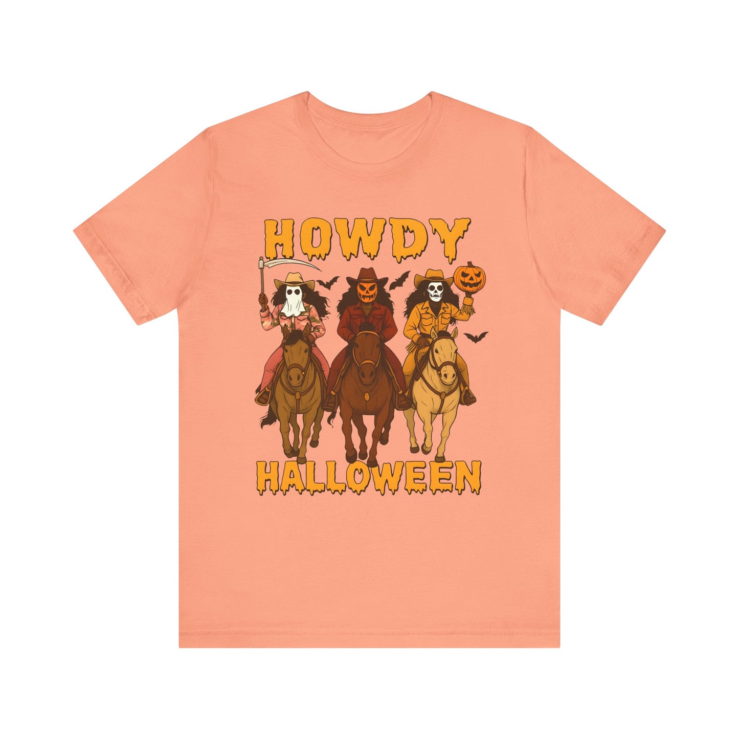 Howdy Halloween Shirt – Spooky Western Skeleton Cowboy Riders Tee, Funny Rodeo Fall Outfit