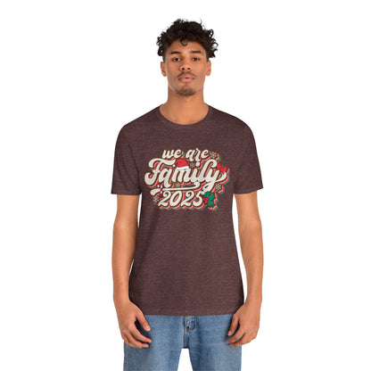 We Are Family Christmas Shirt – Retro Groovy 80s Matching Holiday Tee