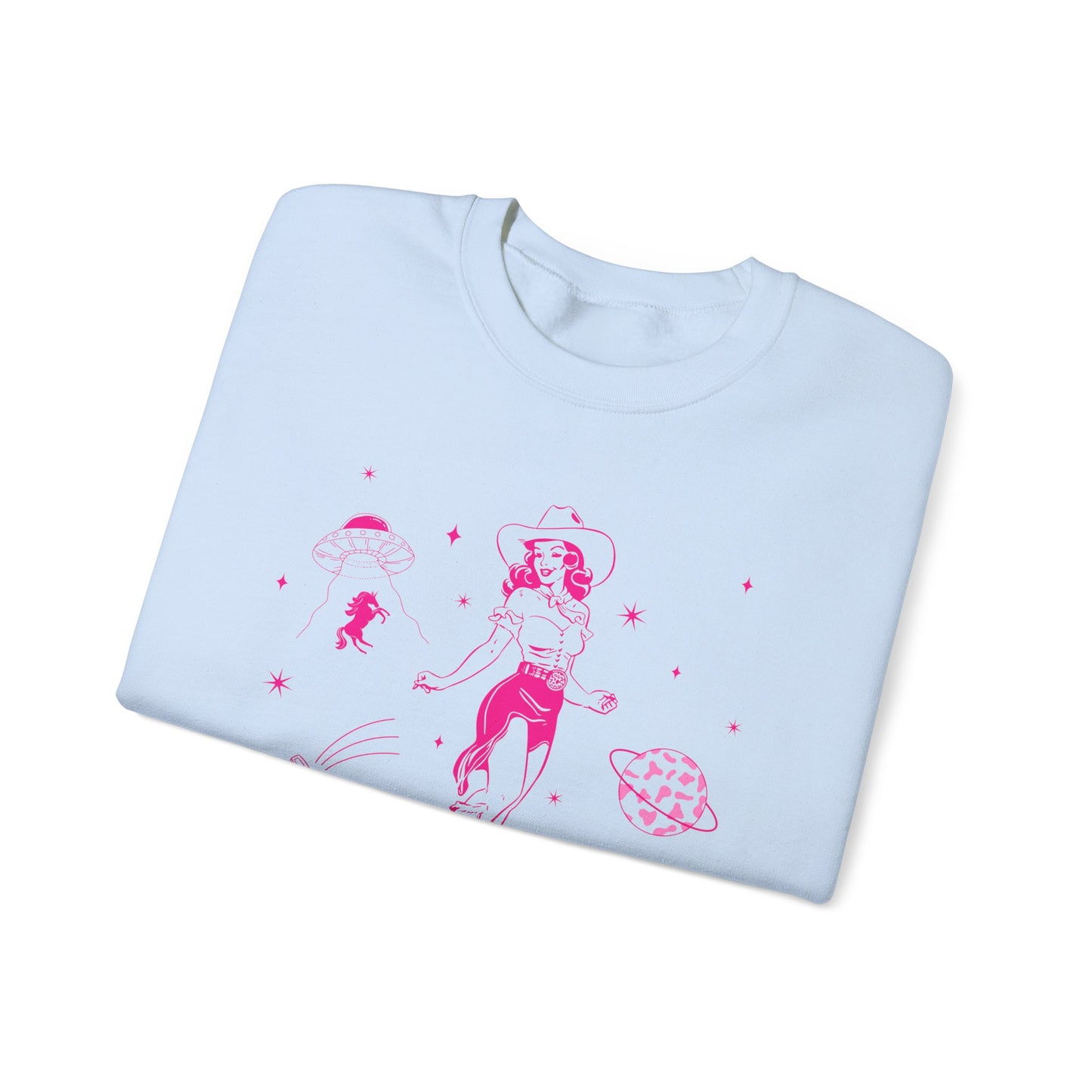 Western Cowgirl Howdy Sweatshirt – Disco Rodeo Space Bachelorette Pullover