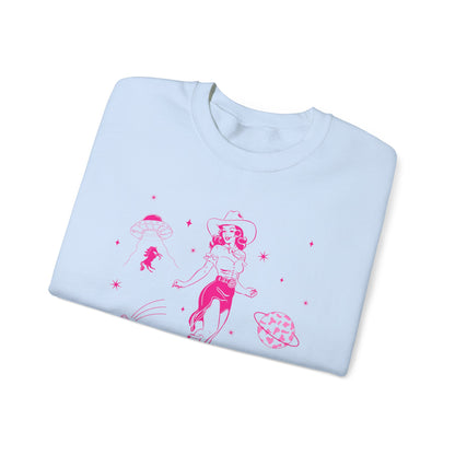 Western Cowgirl Howdy Sweatshirt – Disco Rodeo Space Bachelorette Pullover