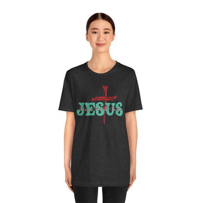 The Way The Truth The Life Shirt – Christian John 14:6 Cross Nails Scripture Tee