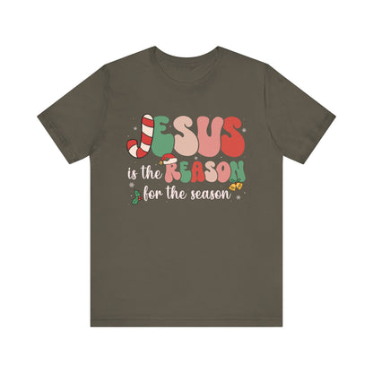 Retro Groovy Jesus Christmas Shirt – Vintage Christian Faith Holiday Tee