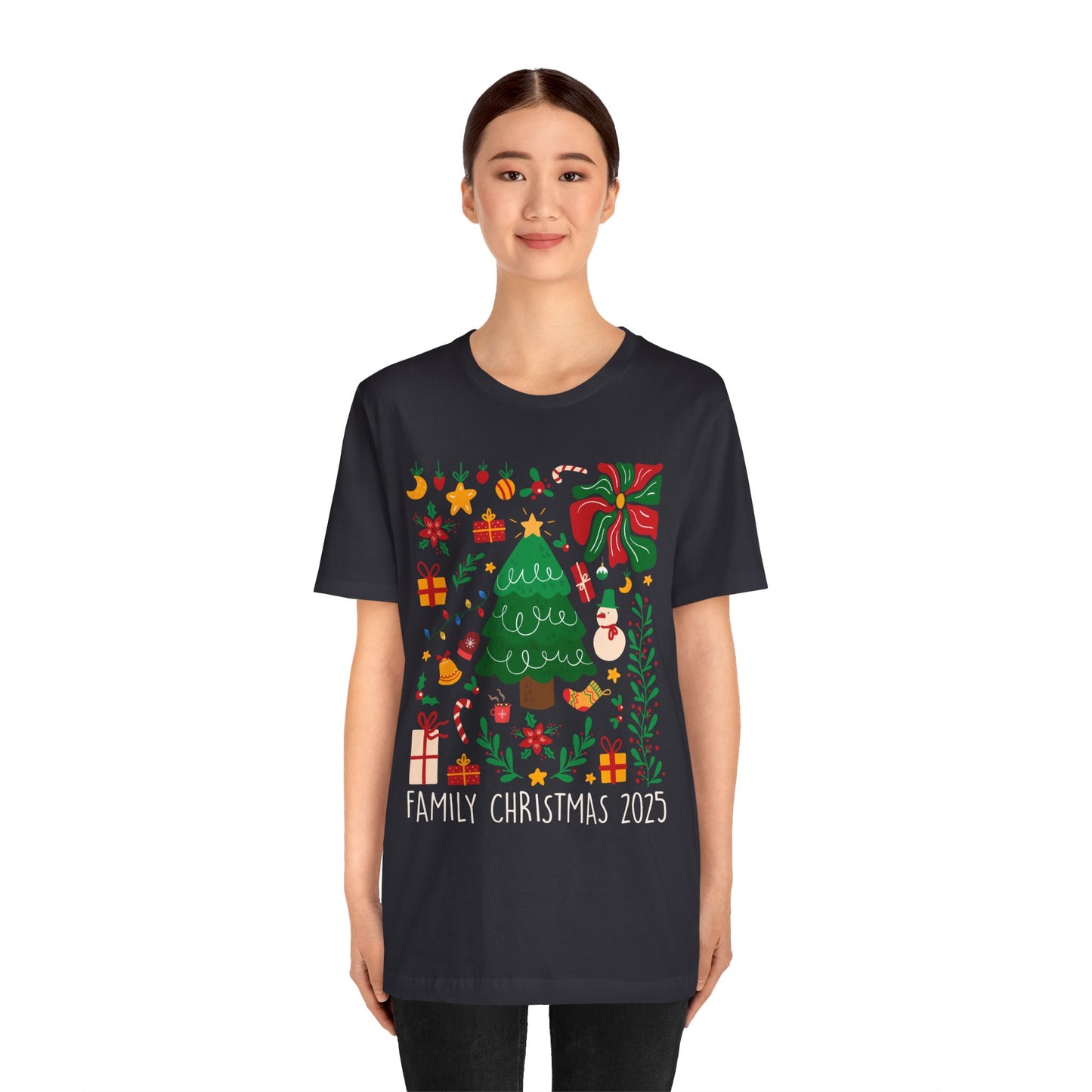 Family Christmas 2025 Shirt – Vintage Boho Holiday Family Group Shirt