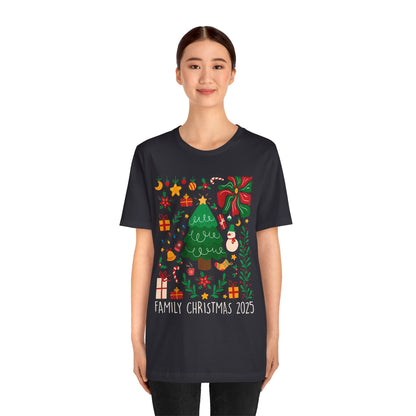Family Christmas 2025 Shirt – Vintage Boho Holiday Family Group Shirt