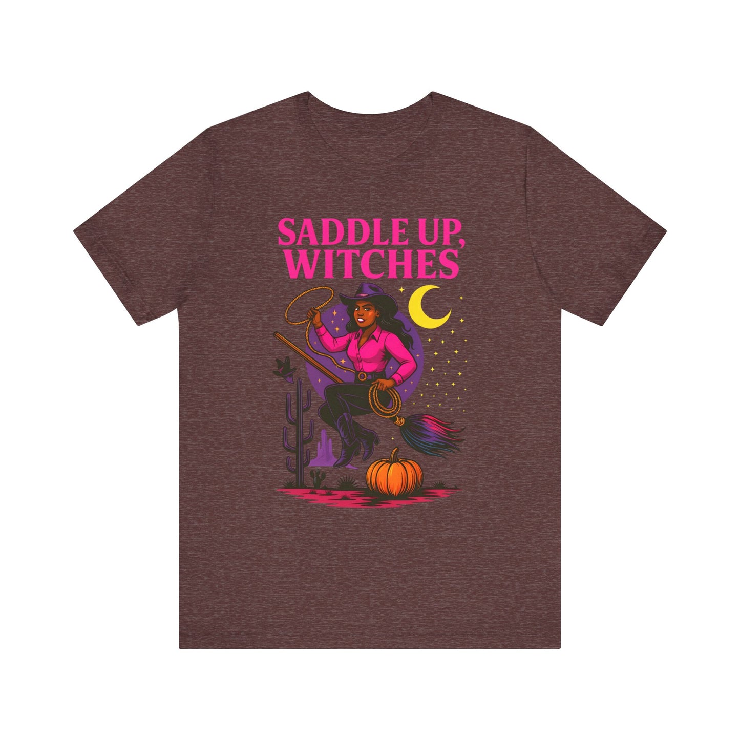 Saddle Up Witches Shirt – Black Cowgirl Western Halloween Tee