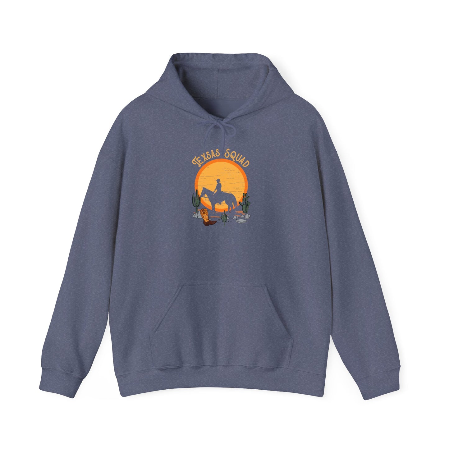 Texas Squad Cowboy Hoodie – Riding Horse Howdy Western Rodeo Pullover