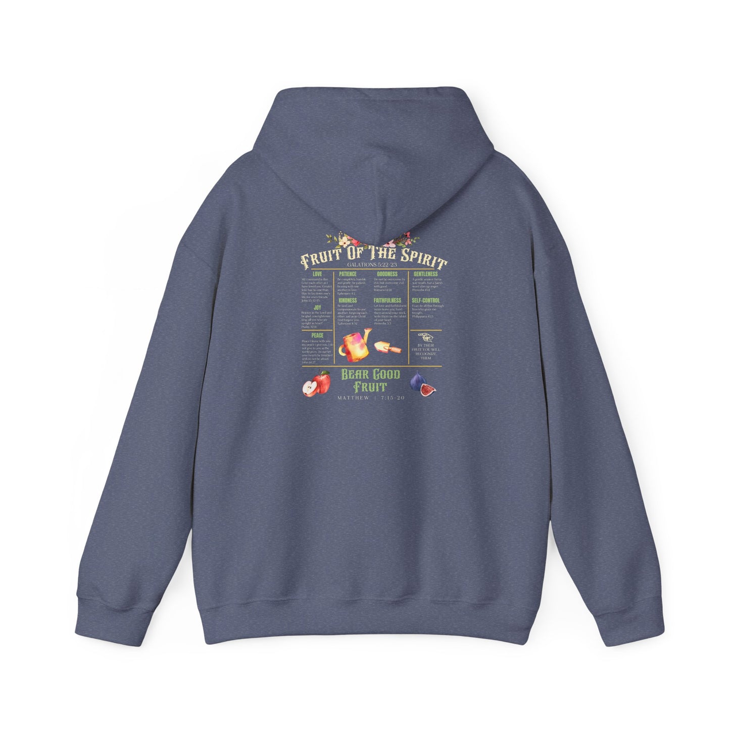 Fruit of the Spirit Hoodie – Christian Bible Verse Jesus Prayer Pullover