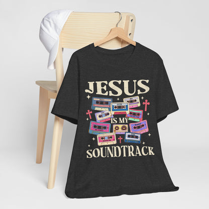 Jesus Is My Soundtrack Shirt – Christian Worship Music Faith Tee for Believers