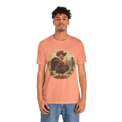 Western Thanksgiving Cowboy Turkey Shirt – Texas Desert Cowgirl Tee