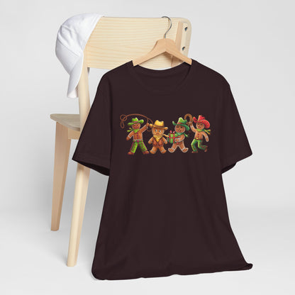 Gingerbread Cowboy Shirt – Funny Western Christmas Cookie Holiday Tee